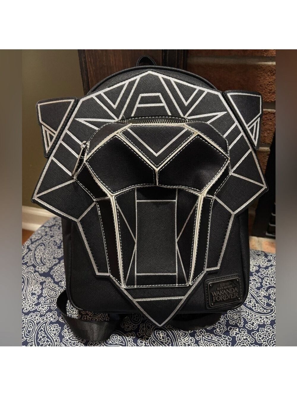 Loungefly Marvel Black Panther: Wakanda Forever Figural Mini Backpack NWOT
